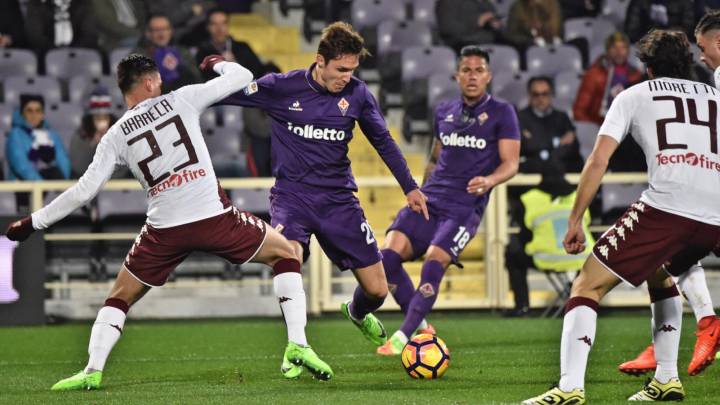 La Fiorentina tira un 2-0 ante el Torino y se aleja de Europa