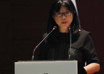 Layhoon Chan fue ponente de la FIFA por el Día de la Mujer