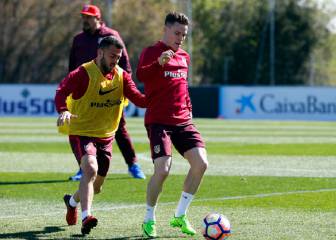 Buena noticia en el Atlético: Gameiro volvió al grupo