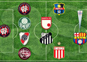 El XI de la semana en la Copa Libertadores: Mina, Arango...