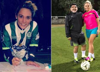 La novia de Maradona ficha por un 'Segunda' de Argentina