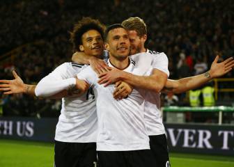 Podolski se despidió de Alemania con golazo