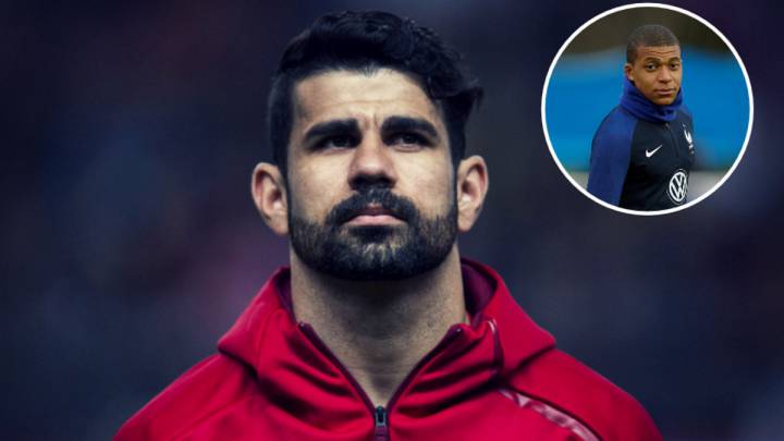 Diego Costa se rinde a Kylian Mbappé: "Es un fenómeno"