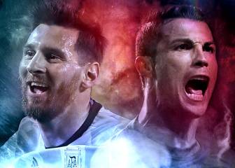 Messi y Cristiano: el gráfico de sus números con sus selecciones