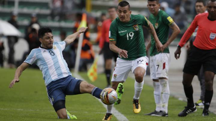 Valencia Argentina Enzo Pérez descansa tras haber llegado cansado de Bolivia