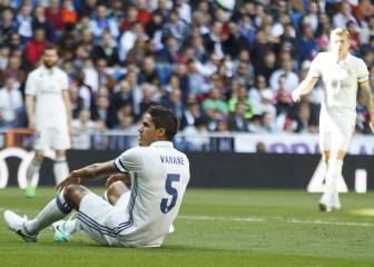 Varane se pierde el derbi, el Bayern de Múnich y el Clásico