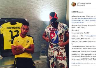 Aubameyang irrita al Borussia: la máscara vuelve tras la multa