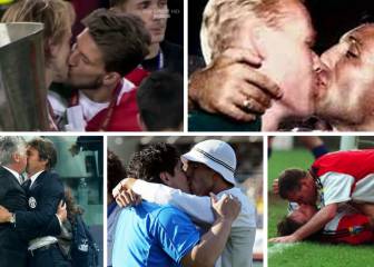 Día Internacional del Beso: los más atrevidos y pasionales del fútbol