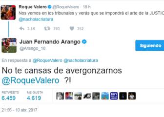Arango se enfrentó a un político venezolano por Twitter