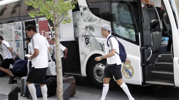Real Madrid's team bus will be escorted to the stadium by police