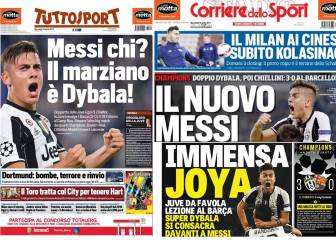 En Italia no dudan en situar a Dybala a la altura de Messi