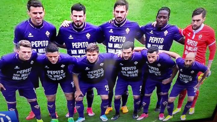 La Fiorentina se acuerda de Rossi: "Pepito no te rindas"