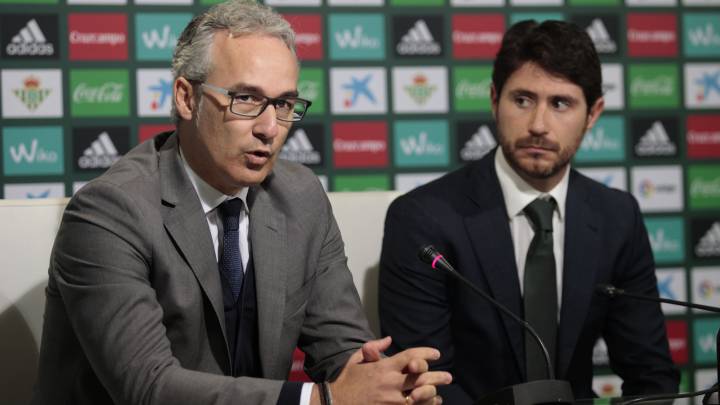 Miguel Torrecilla, director deportivo del Betis, planifica la 2017-18 con plantilla hecha (25) jugadores y técnico con contrato (aún) Víctor Sánchez del Amo