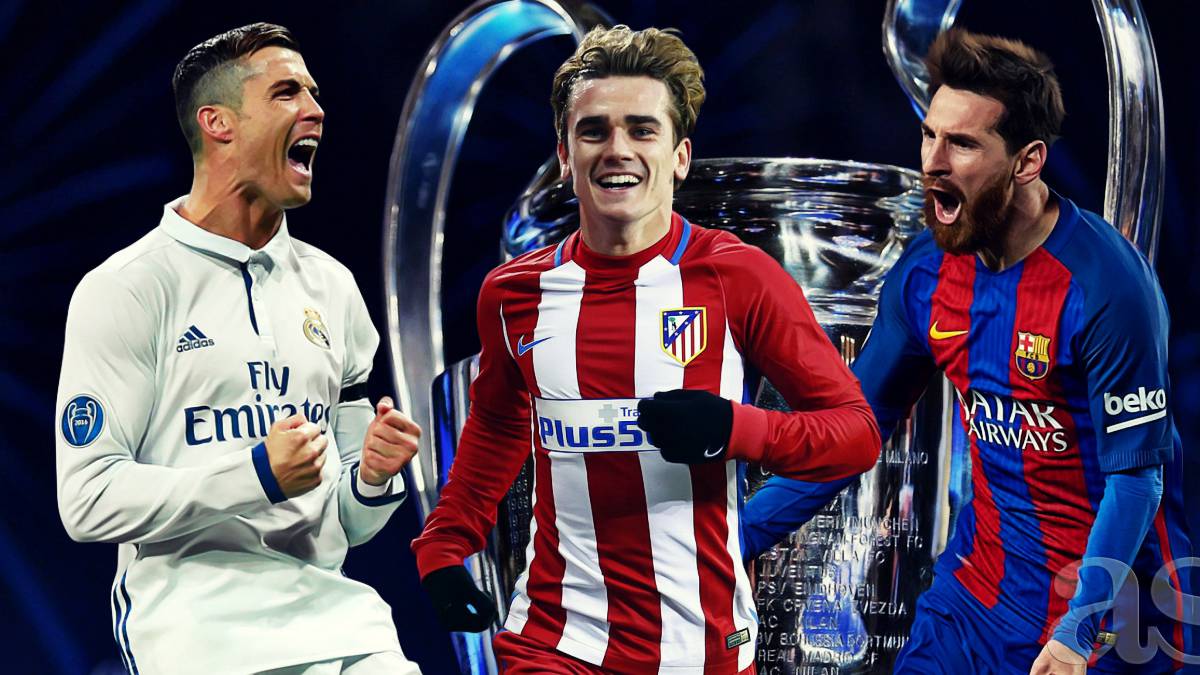 Champions League Madrid Atletico And Barca 7 5 Million On The European Table As Com