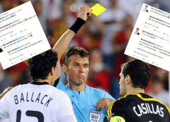 Casillas se enzarza con Ballack... y calienta el Clásico