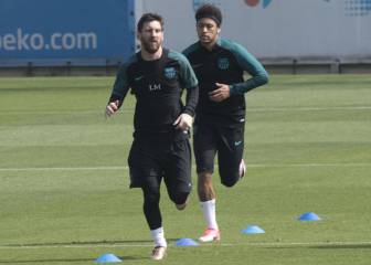 Messi y Neymar no entrenaron con el equipo tras la eliminación