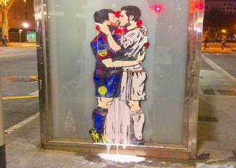 Messi y Cristiano en Barcelona. 