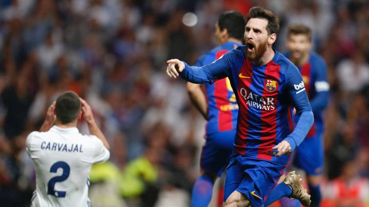 Messi decide El Clásico contra el Real Madrid
