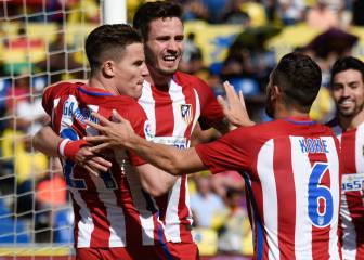 El Atlético uno a uno: Gameiro afina y Saúl somete a Las Palmas