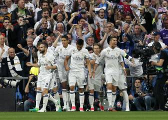 El Madrid nunca quedó eliminado con una ventaja de tres goles