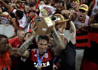 Guerrero volvió a marcar para hacer campeón a Flamengo