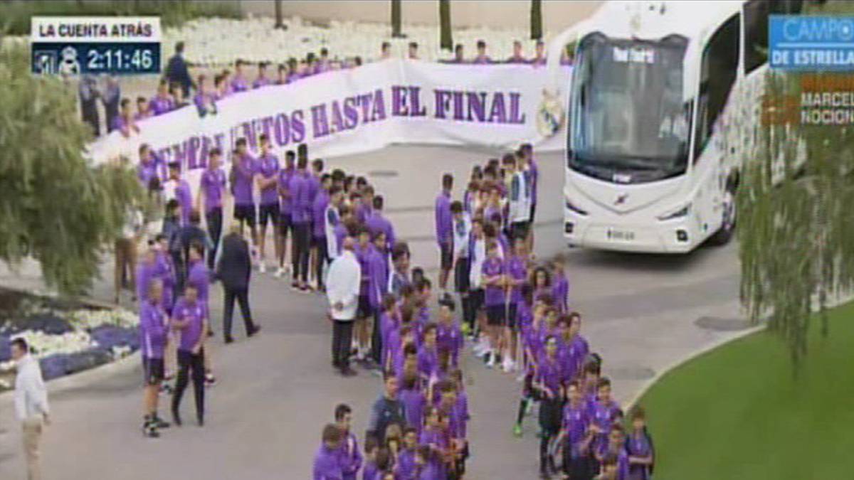La cantera anima al Madrid: "Siempre juntos hasta el final"