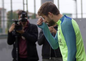 Piqué, seria duda para el domingo ante Las Palmas