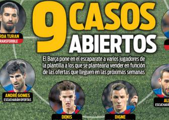 Prensa de Barcelona: empiezan las listas de bajas