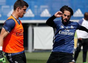 James absent from training after Bernabéu 'farewell'