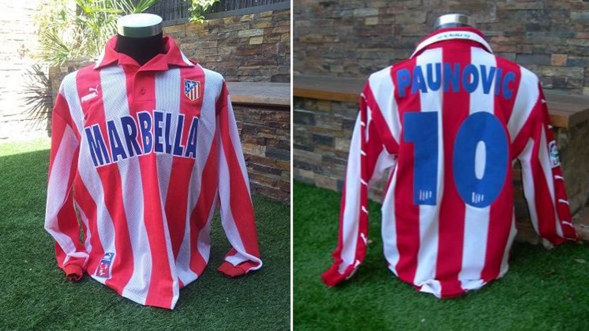 De Dios Conquistar Guardería Atlético de Madrid | La camiseta del 97 fue la última del binomio Atlético- Puma - AS.com
