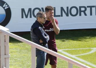 Últimas horas de Berta en el Atleti: charla de 15' con Simeone