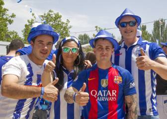 Barça and Alavés start the party at the Copa 'Fan Zones'