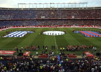 Gran pitada al himno de España en la final y asientos vacíos