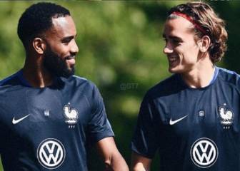 Cruce de mensajes Griezmann-Lacazette: ¿juntos en el Atleti?