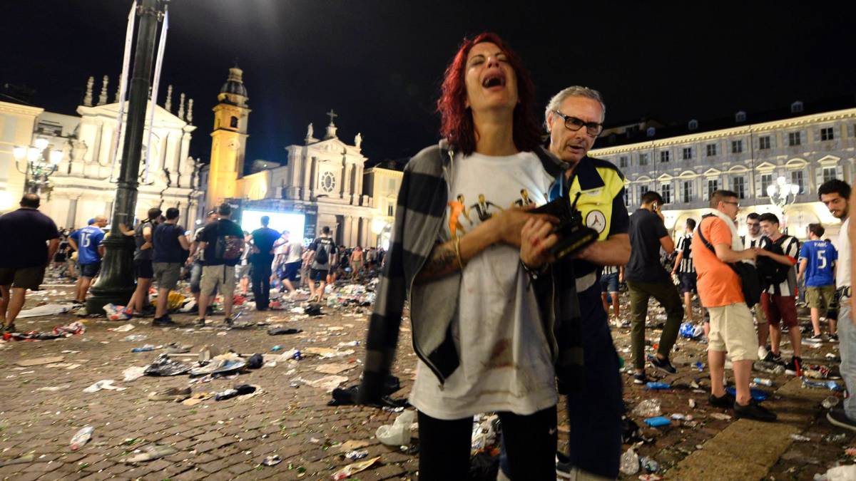 El infierno vivido en la Piazza San Carlo deja 1.527 heridos