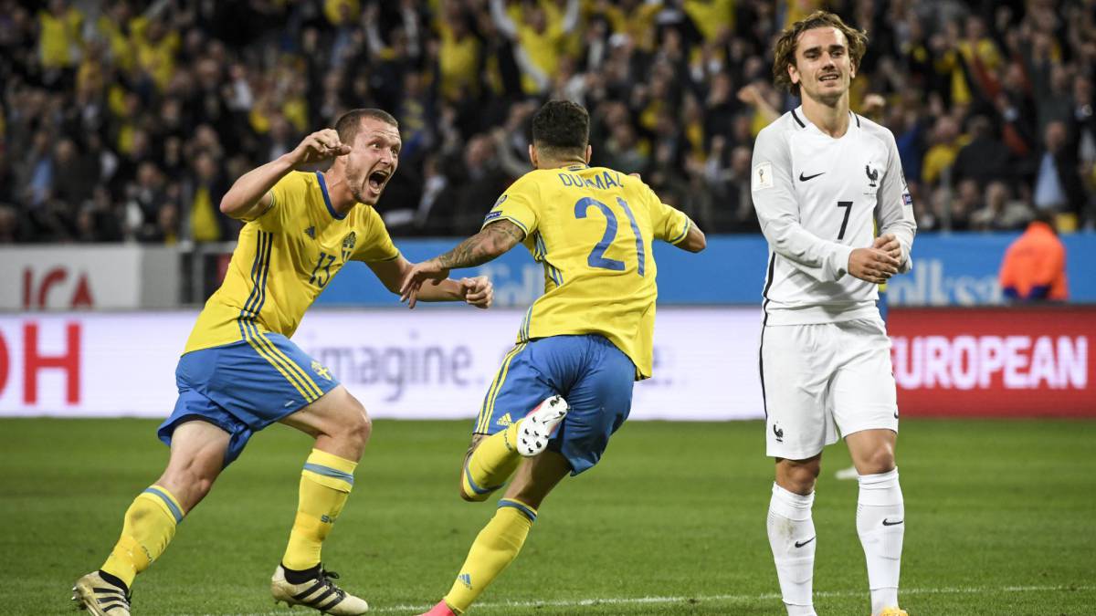 Resultado de imagen para Francia vs suecia derrota