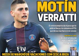 Verratti gana cuota de protagonismo en la prensa