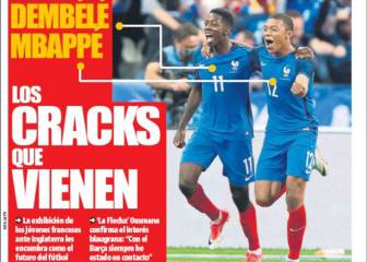 Hacienda, Cristiano y los cracks del futuro, en las portadas