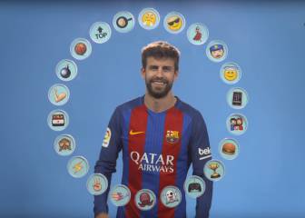 Messi, Suárez and Neymar as emojis... Piqué gives his verdict
