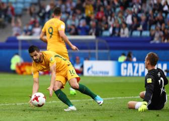 El VAR dio por bueno el segundo gol de la selección australiana