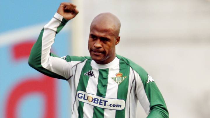 Assunçao en su etapa como jugador del Betis. 