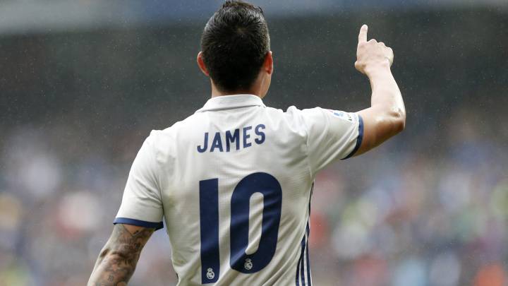 James, la última víctima de la maldición del ‘10’ del Madrid