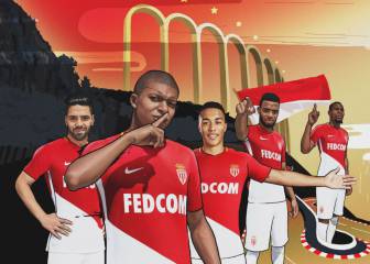 El Mónaco incluye a Mbappé en el anuncio de su camiseta