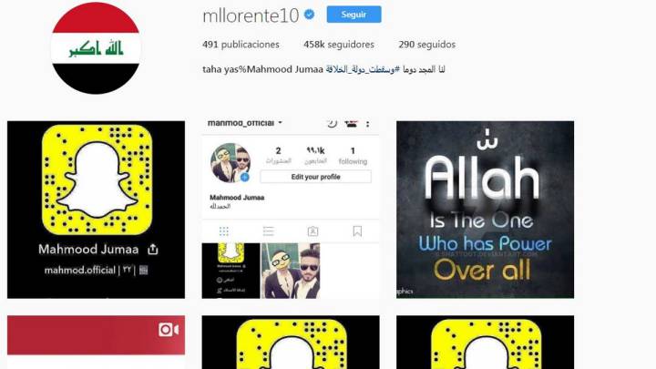 'Hackean' la cuenta de Instagram de Marcos Llorente