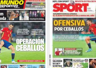 Ceballos desplaza a Messi de las portadas catalanas