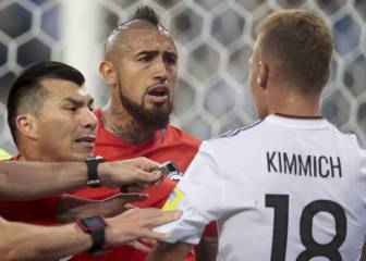 Vidal confiesa por qué discutió con su compañero Kimmich