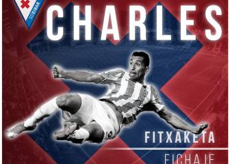 Charles ya es oficialmente nuevo jugador del Eibar
