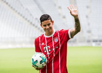 James Rodríguez's first day at Bayern Munich - in pictures
