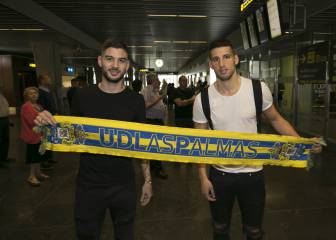 Toledo y Calleri, felices por firmar con Las Palmas