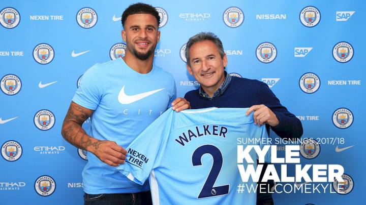 Oficial: Walker ficha por el Manchester City hasta 2022.